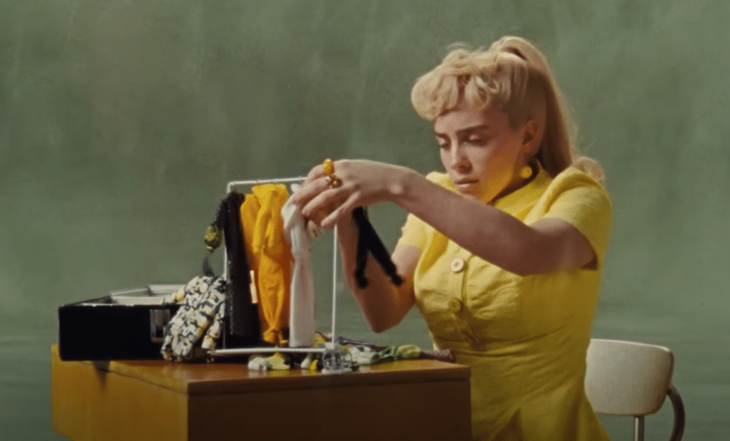 Screenshot from Eilish's "What Was I Made For?" Music Video